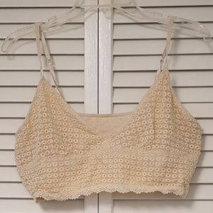 Yellow Lace Bralette (XL)